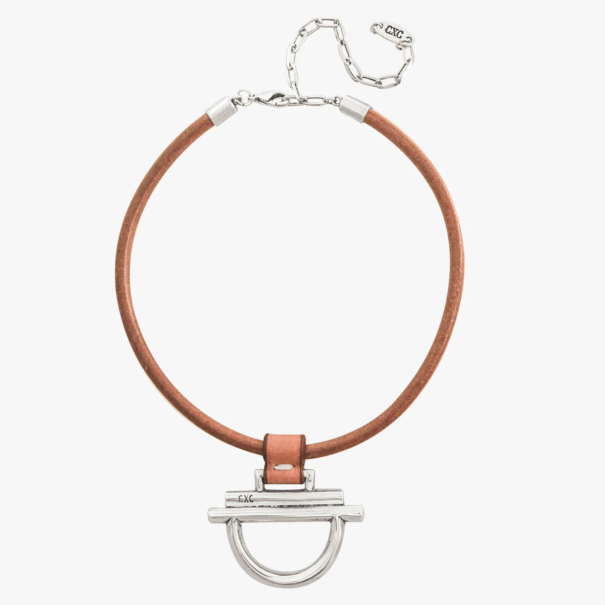 Sunrise Choker | Camel Leather