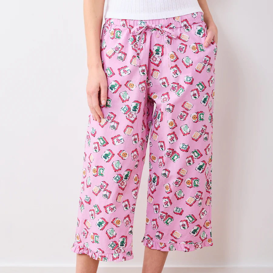 Ruffle Cropped Pants | Lucky Tiles