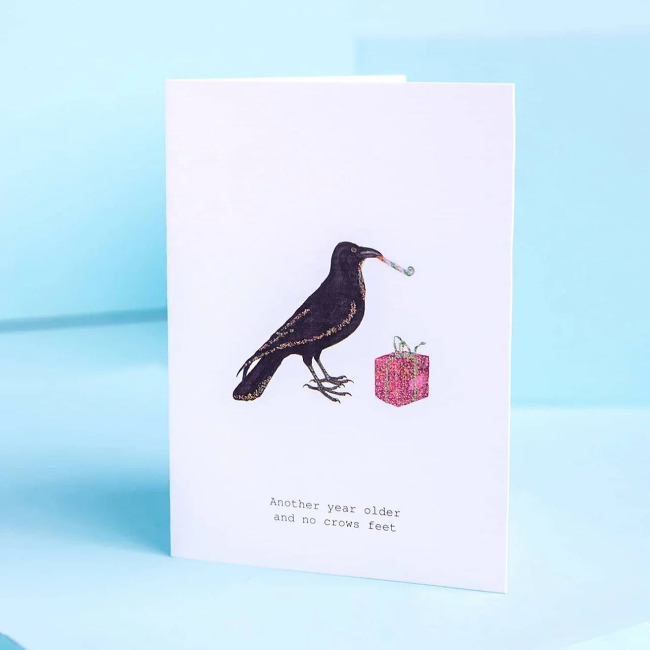 Crow's Feet Greeting Card