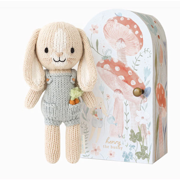 Tiny Henry the Bunny Hand-Knit Doll