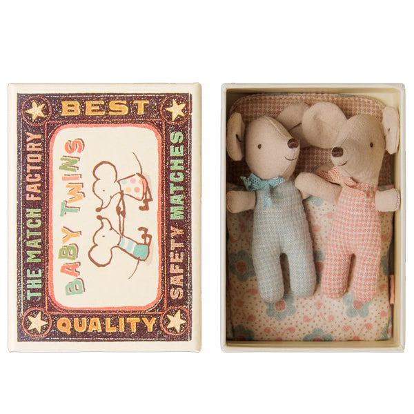 Baby Twins in Matchbox