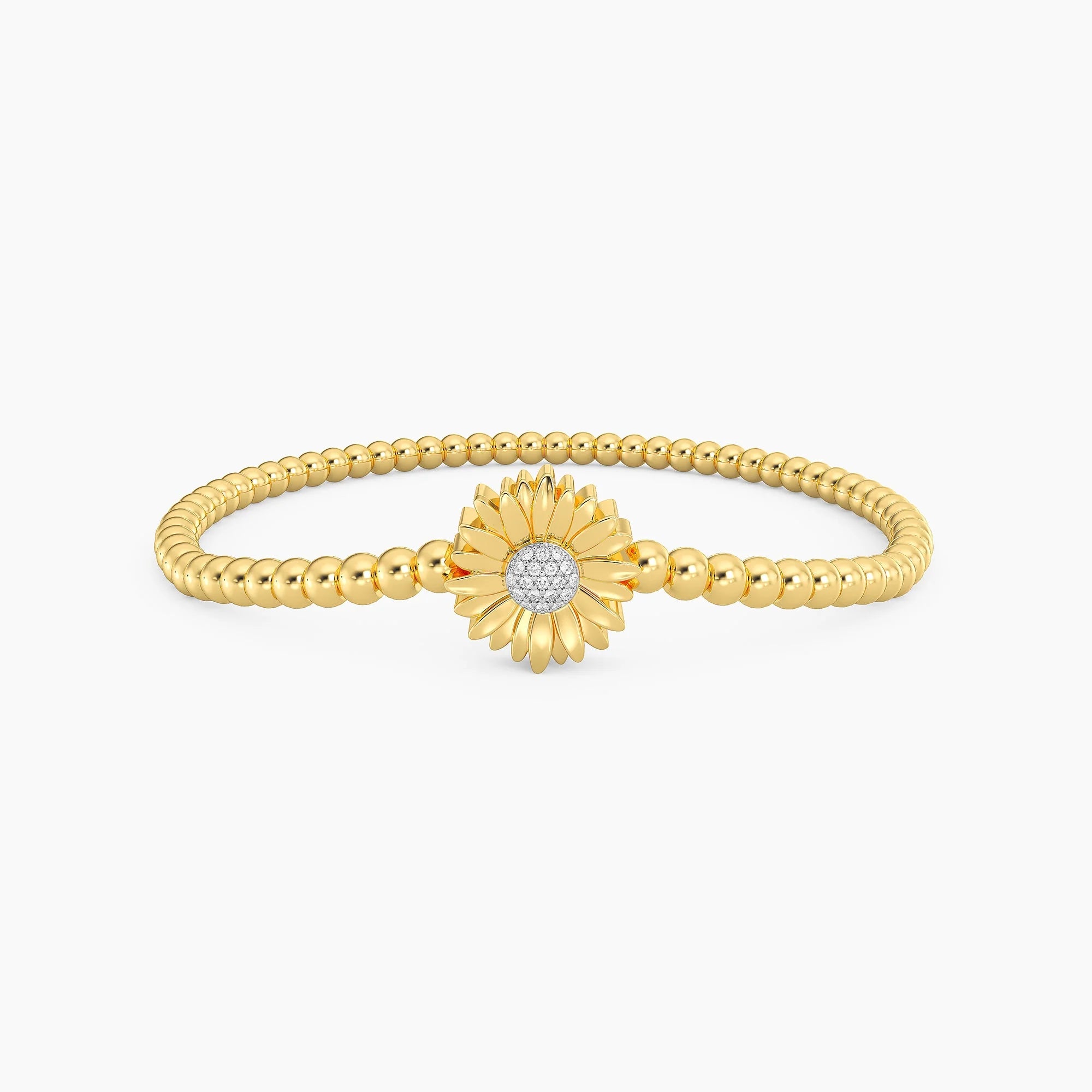 Sunflower Beaded Bracelet