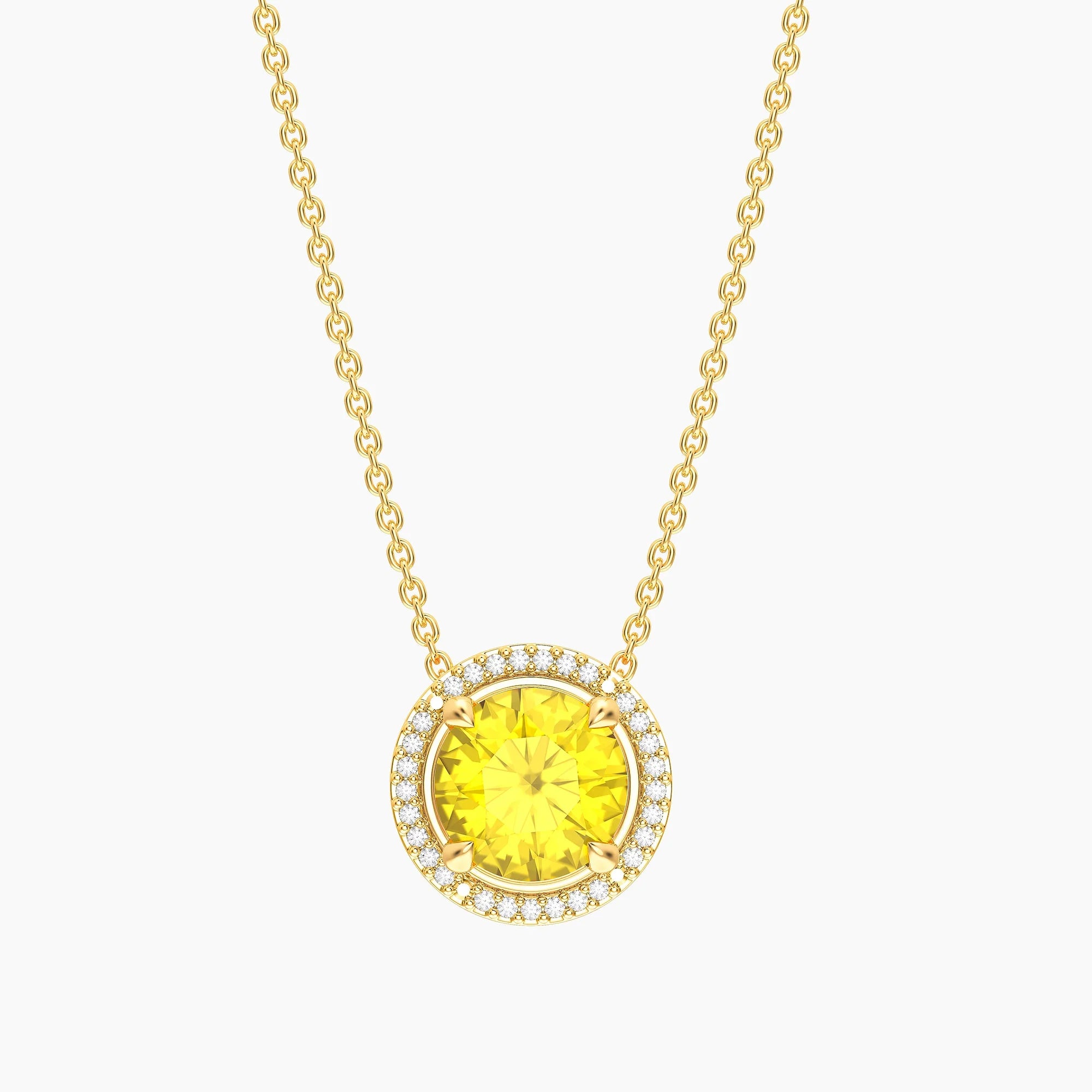Birthstone Pendant Necklace