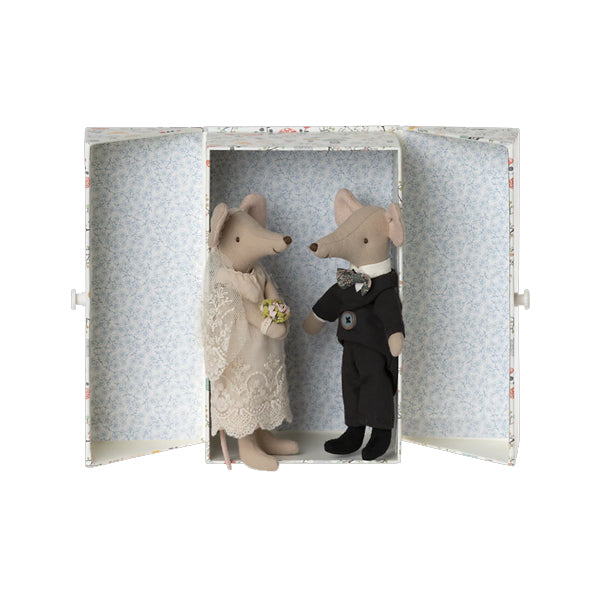 Wedding Mice Couple in Box