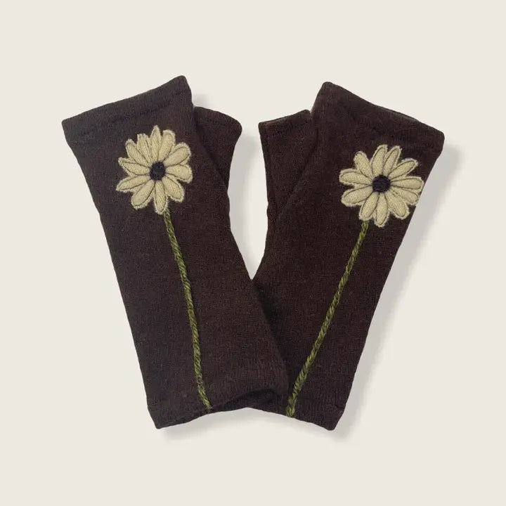 Fingerless Cashmere Gloves | Daisy