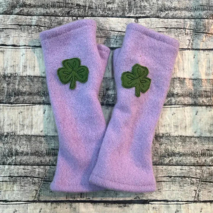 Fingerless Cashmere Gloves | Shamrock