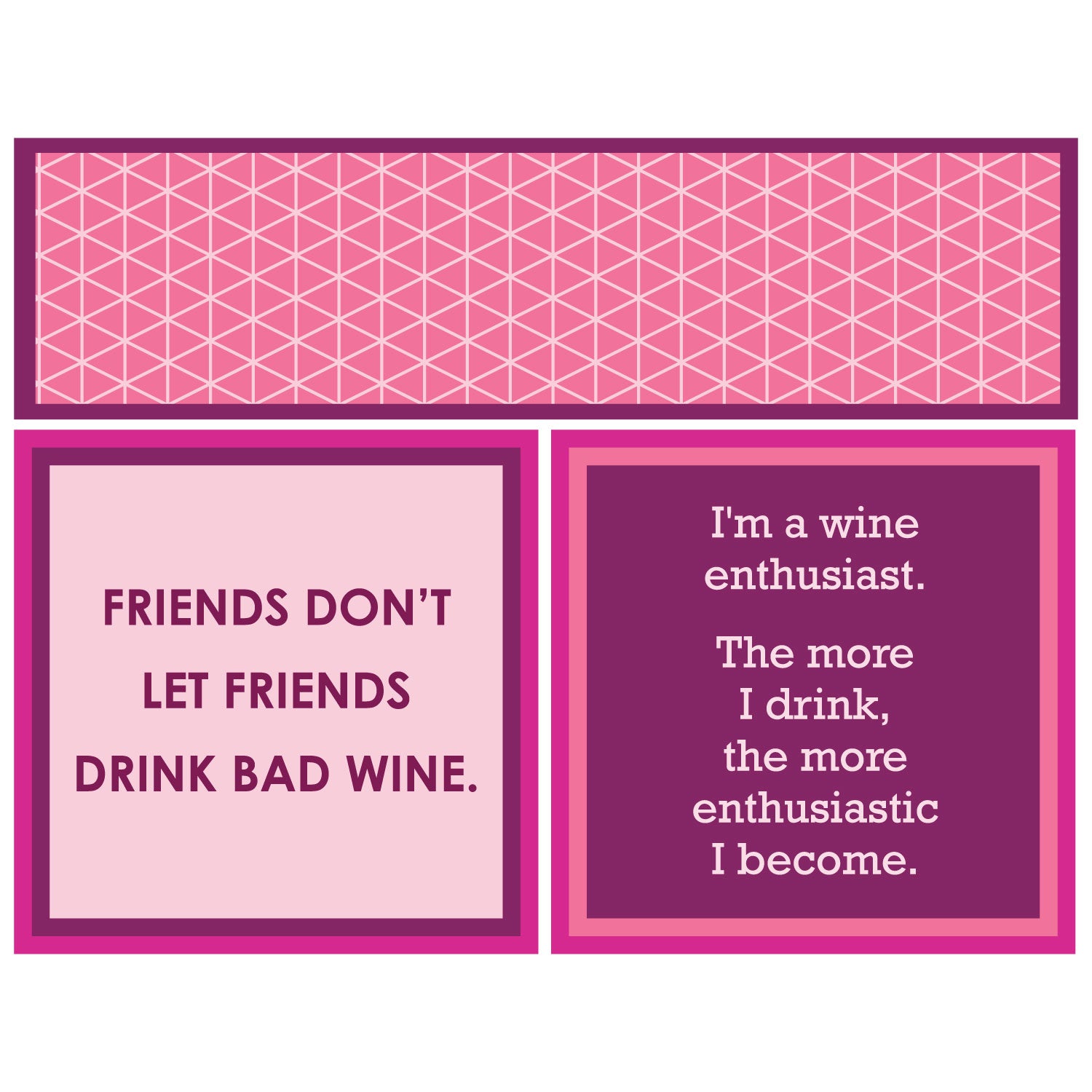 Double-Sided Cocktail Napkin