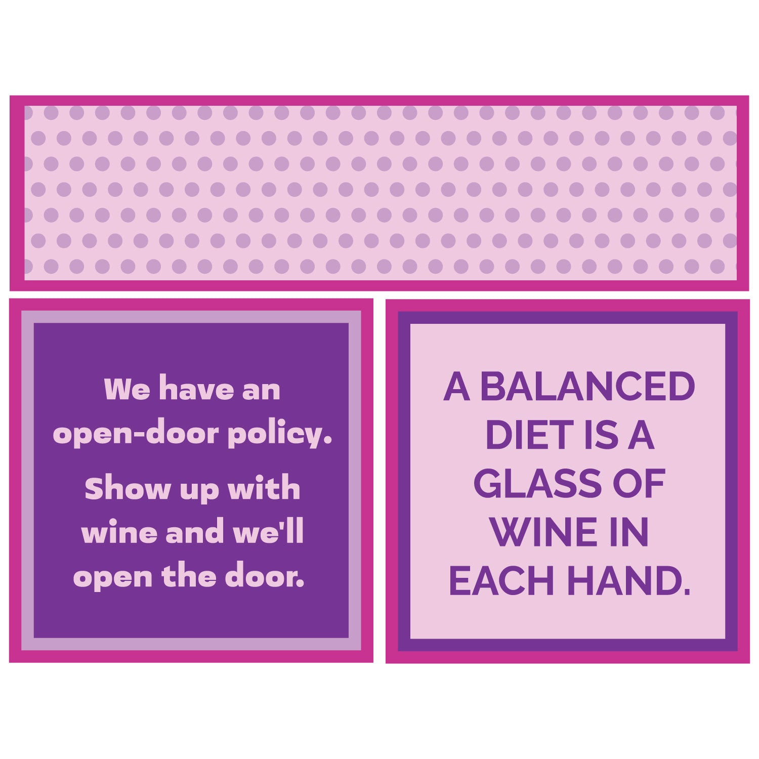 Double-Sided Cocktail Napkin