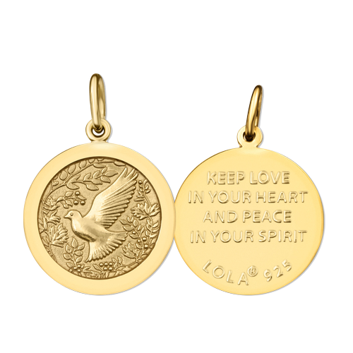 Lola Dove Pendant | Gold