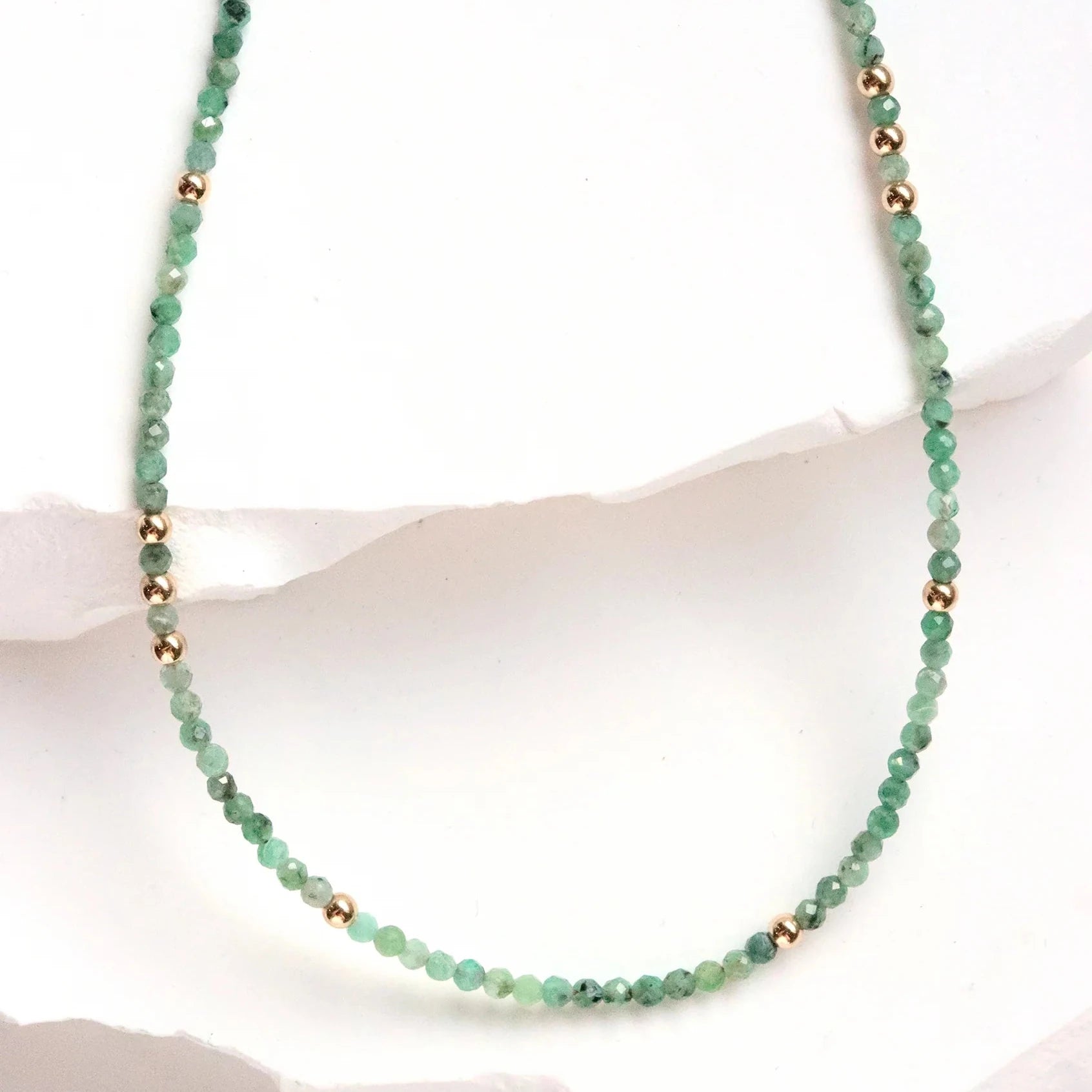 Emerald Charis Necklace