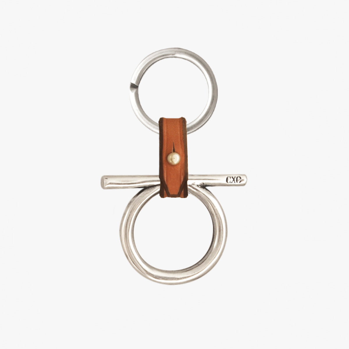 Silver Plated Key Ring | Omega