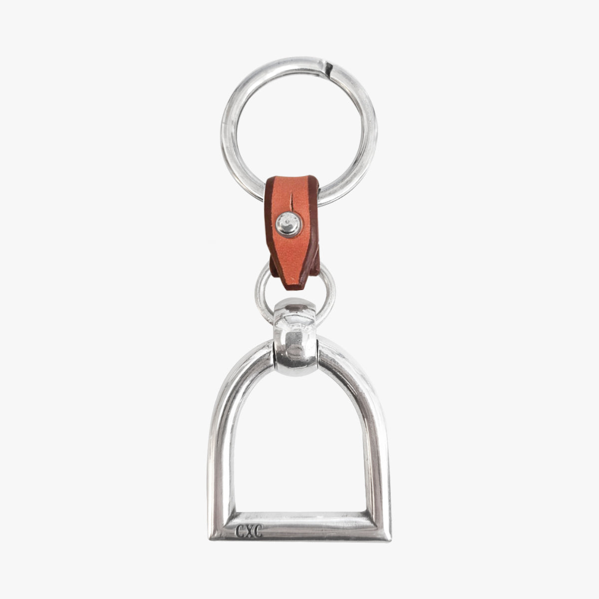 Silver Plated Key Ring | Stirrup