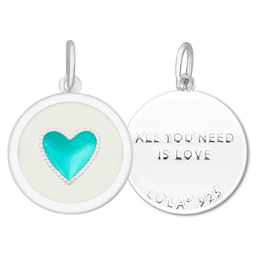 Lola Heart Pendant | Silver