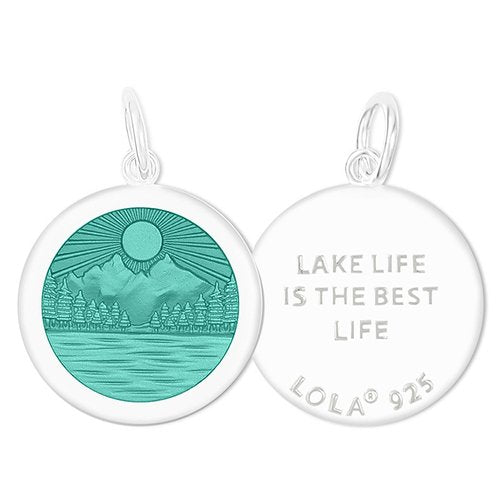 Lola Lake Life Pendant | Silver