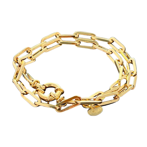 Lola Oval Gold Bracelet | 5.2mm