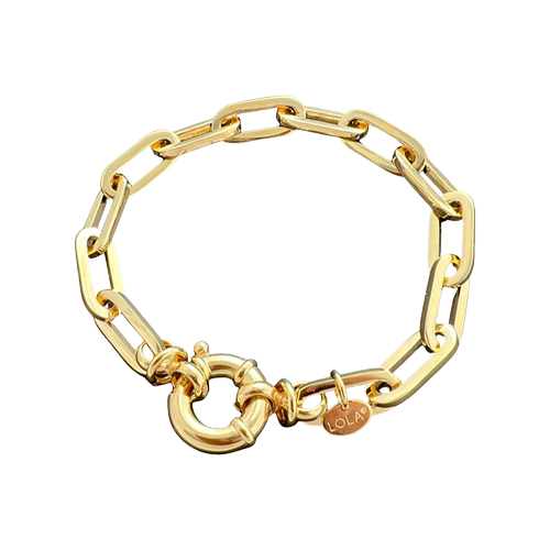 Lola Oval Gold Bracelet | 5.2mm