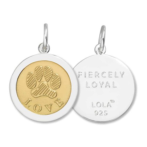 Lola Small Pendant | Paw Print