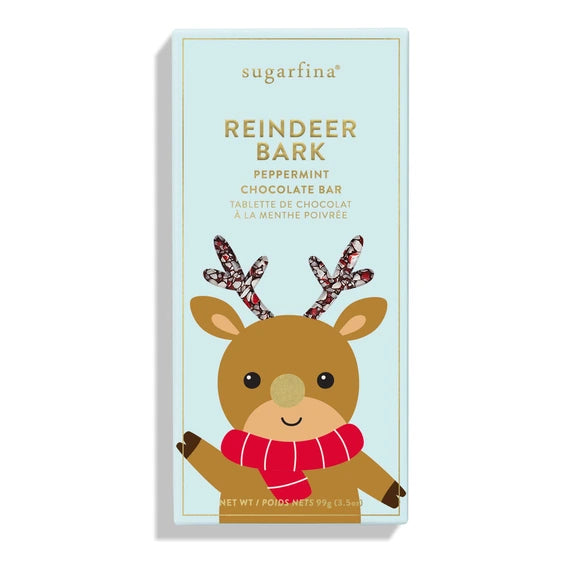 Reindeer Bark Dark Chocolate Peppermint Bar