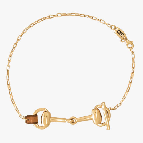 Bit Chantilly Choker | Camel Leather