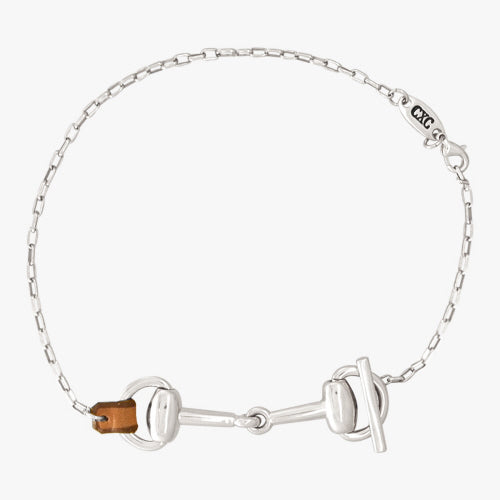 Bit Chantilly Choker | Camel Leather