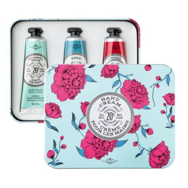 Hand Cream Trio Tin | Aqua