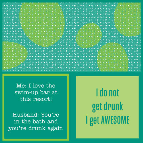 Double-Sided Cocktail Napkin