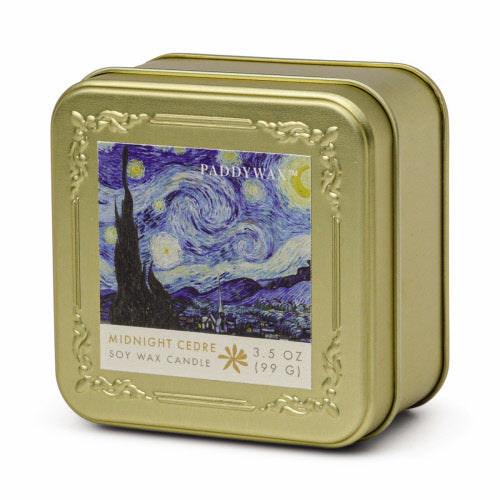 Impressionist Gold Tin Candle | 3.5 oz