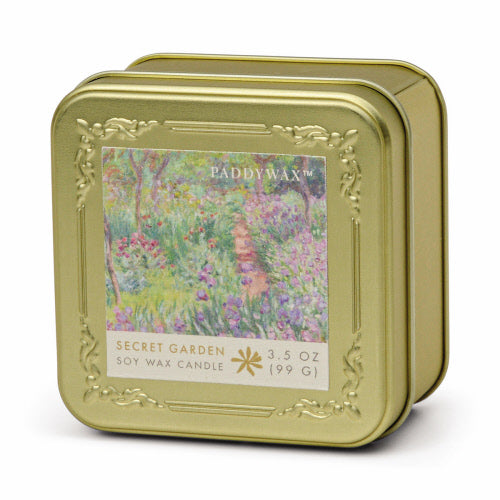 Impressionist Gold Tin Candle | 3.5 oz