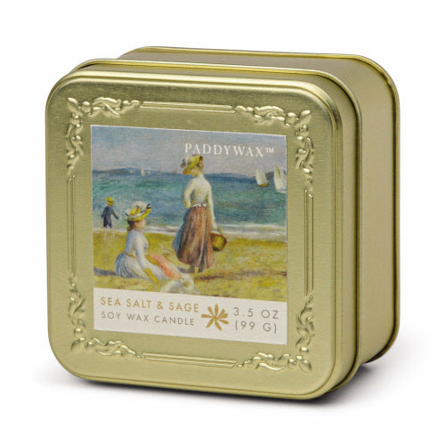 Impressionist Gold Tin Candle | 3.5 oz