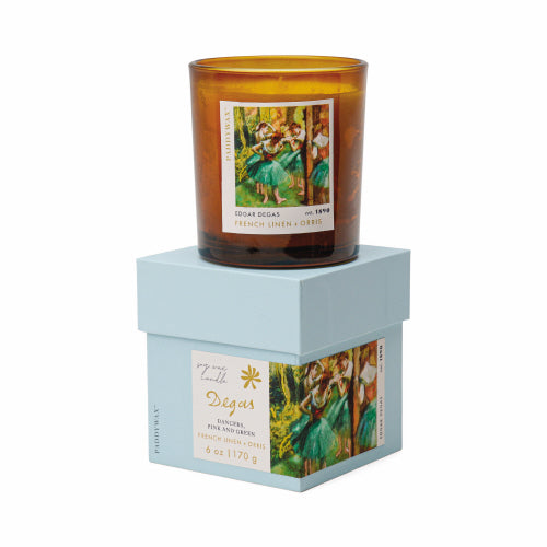 Impressionist Amber Glass Candle | 6 oz