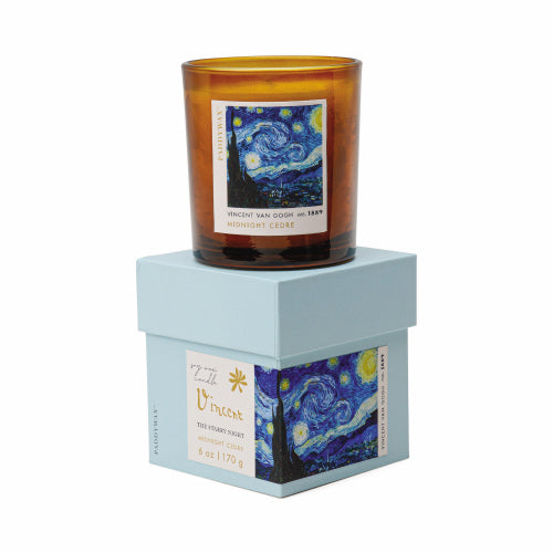 Impressionist Amber Glass Candle | 6 oz