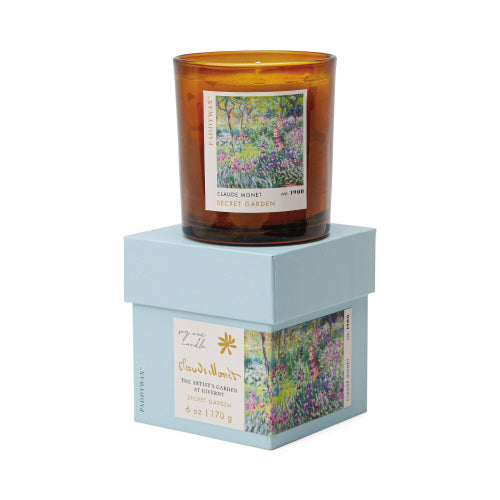 Impressionist Amber Glass Candle | 6 oz