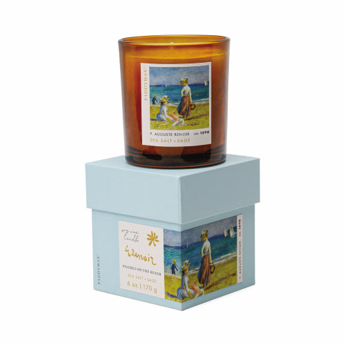 Impressionist Amber Glass Candle | 6 oz