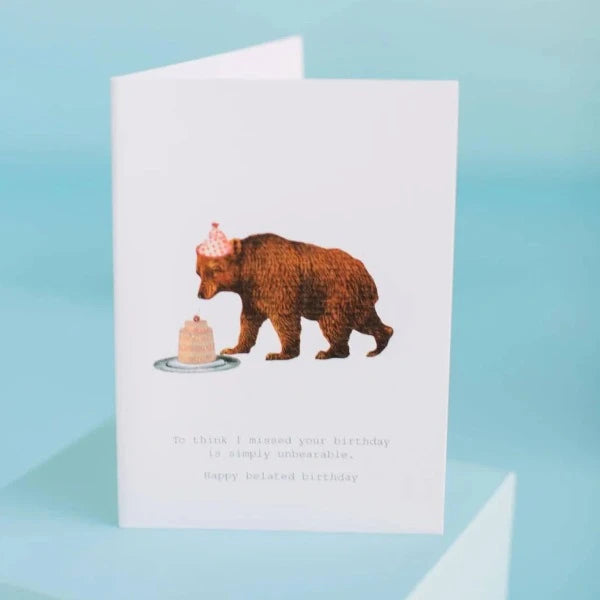 Simply Unbearable Greeting Card