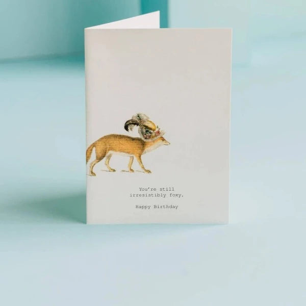 Still Irresistibly Foxy Greeting Card