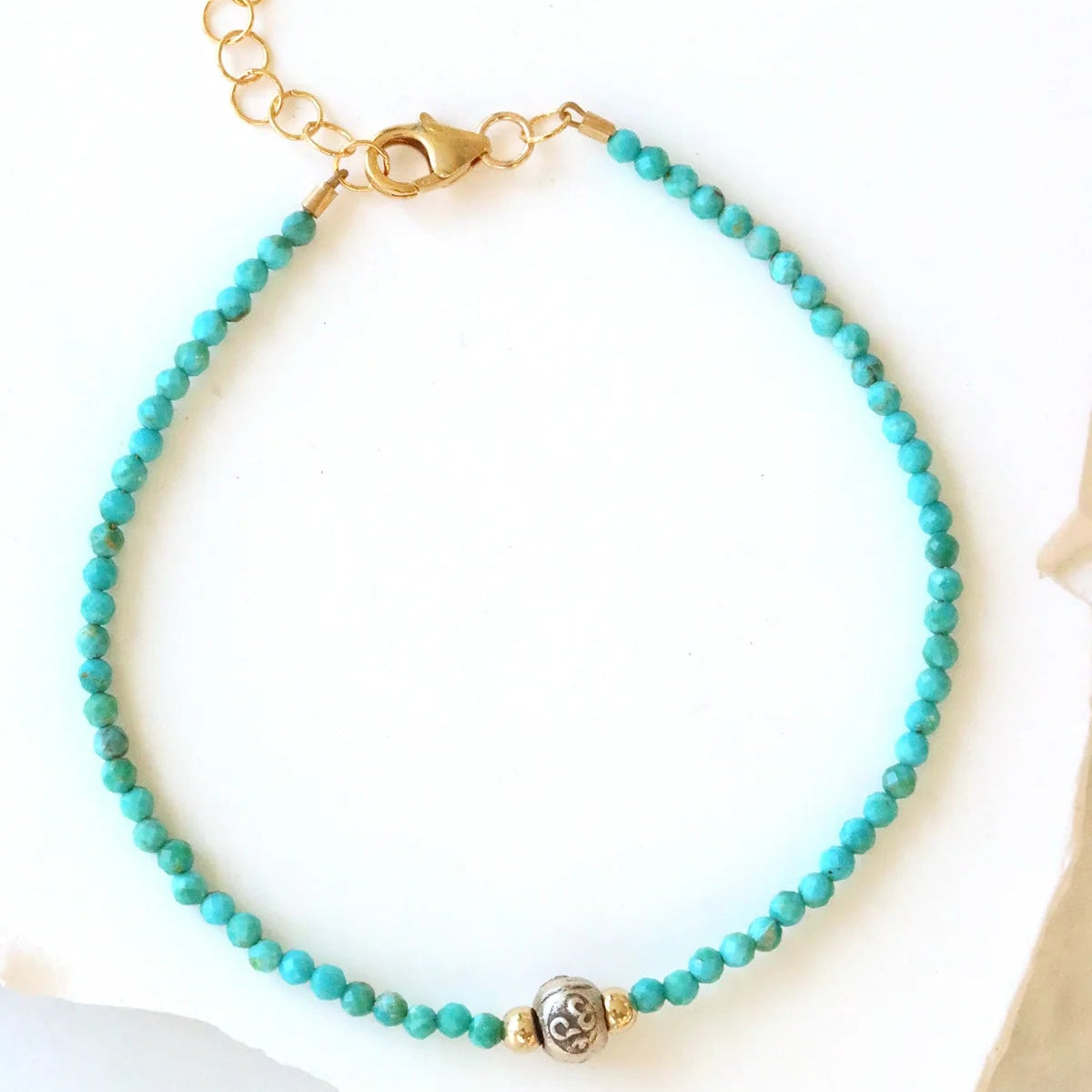 Turquoise Om Bracelet
